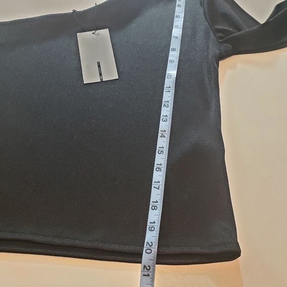 Zara One Shoulder  Bell Sleeve Blouse - Picture 3 of 6